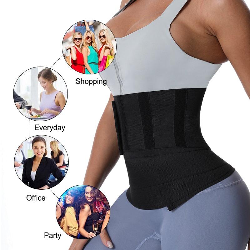 1pc Adjustable Wrap Waist Trainer Tape Women Slimming Tummy Wrap Belt Wrap  Body Shaper Belt 3M 5M